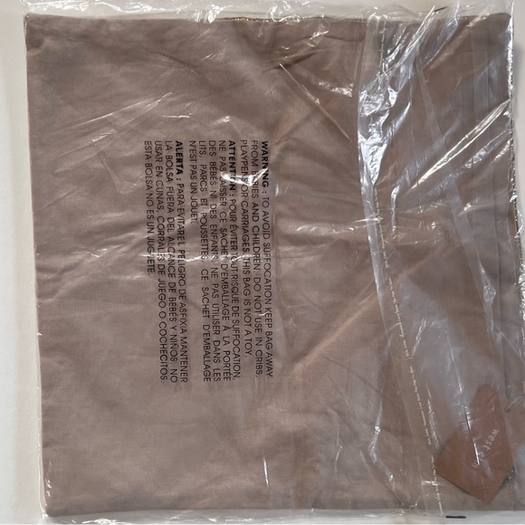 NWT West elm metallic golden woven pillow cover 18” - Picture 4 of 5